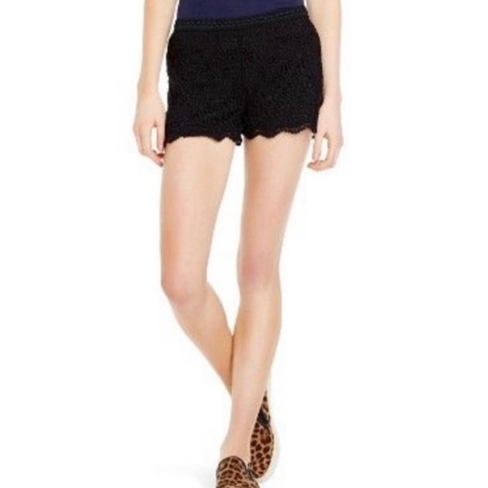 Mossimo Black Lined Soft Lace Shorts Stretchy Sz XS